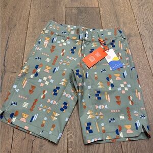 Wild Rye Kaweah Shorts - Geometry Class Moss